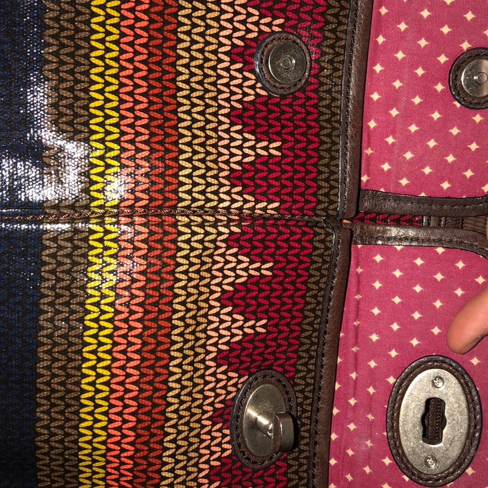 Multi Pattern Crossbody Bag - image 4